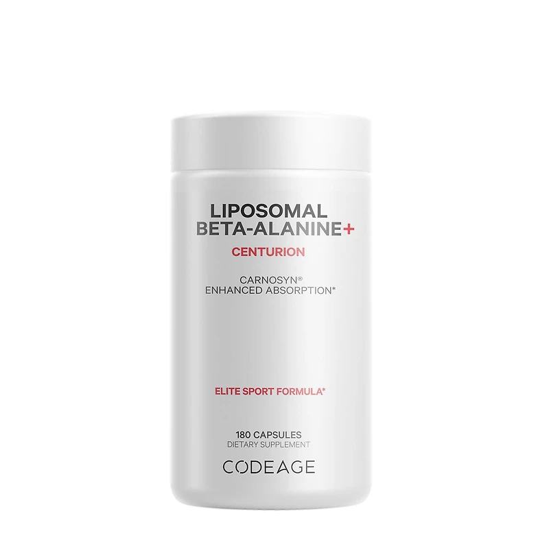 Codeage Liposomal Beta-Alanine+ - 180 Capsules (60 Servings)