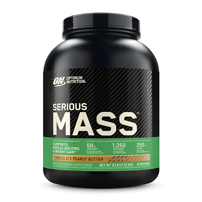 Optimum Nutrition Serious Mass - Chocolate Peanut Butter (8 Servings) 6 lbs.