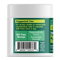 Pure Moringa Capsules - 60 Capsules - (30 Servings)