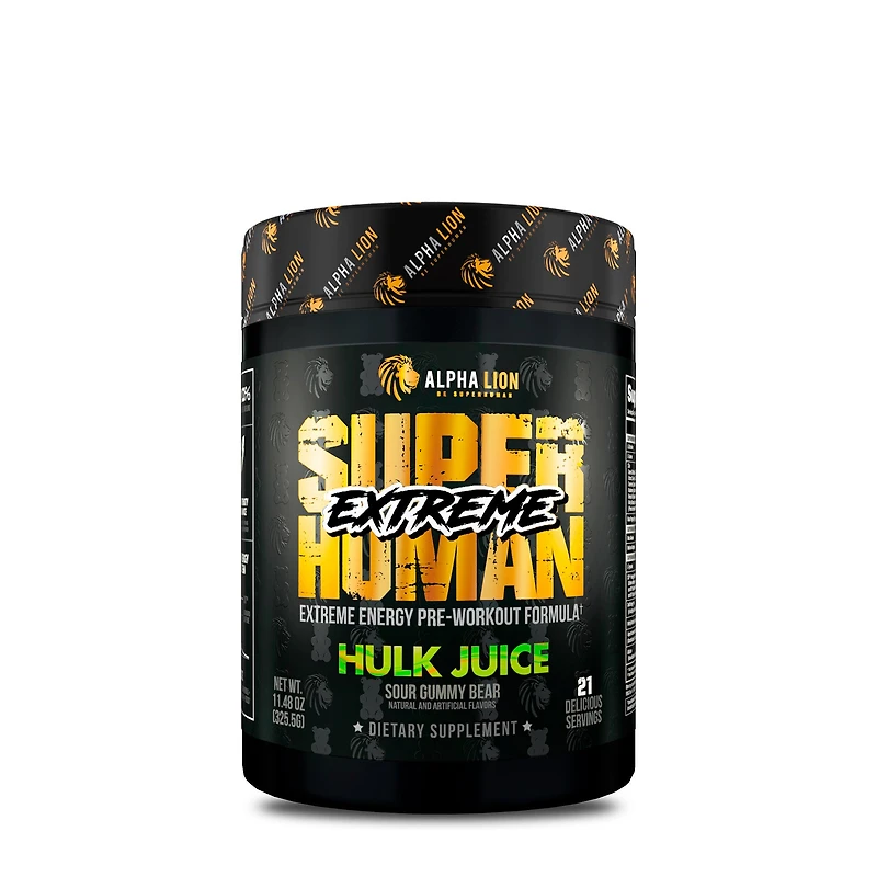 Alpha Lion Superhuman Extreme - Sour Gummy Bear(21 Servings)