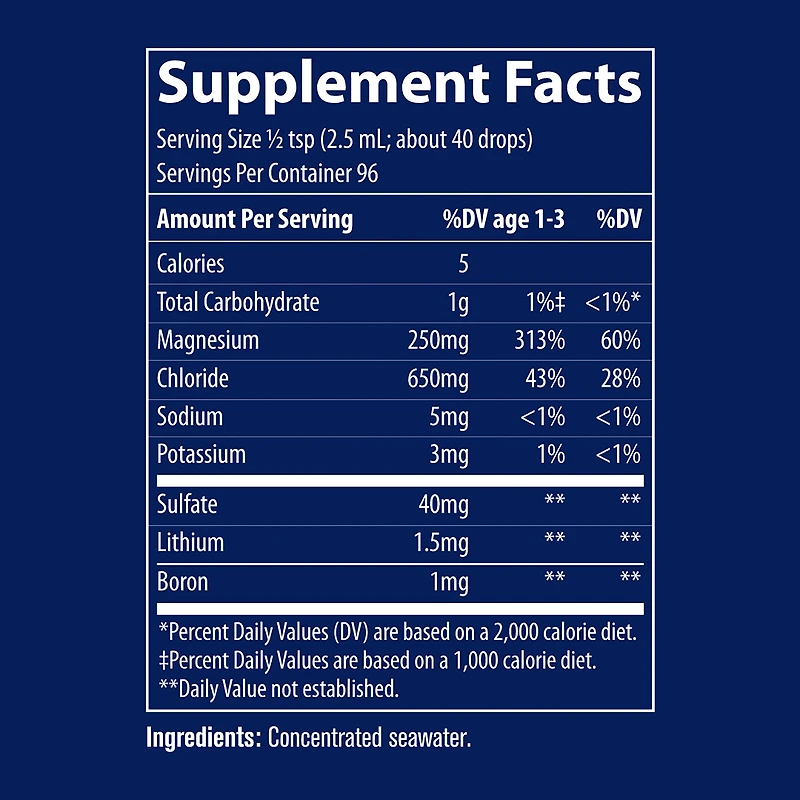 ConcenTrace Mineral Drops - 8 fl oz (96 Servings)