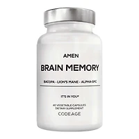 Amen Brain Memory - 60 Vegetable Capsules (30 Servings)