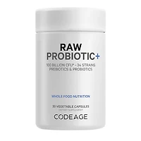 Raw Probiotic+ - 30 Vegetable Capsules (30 Servings)