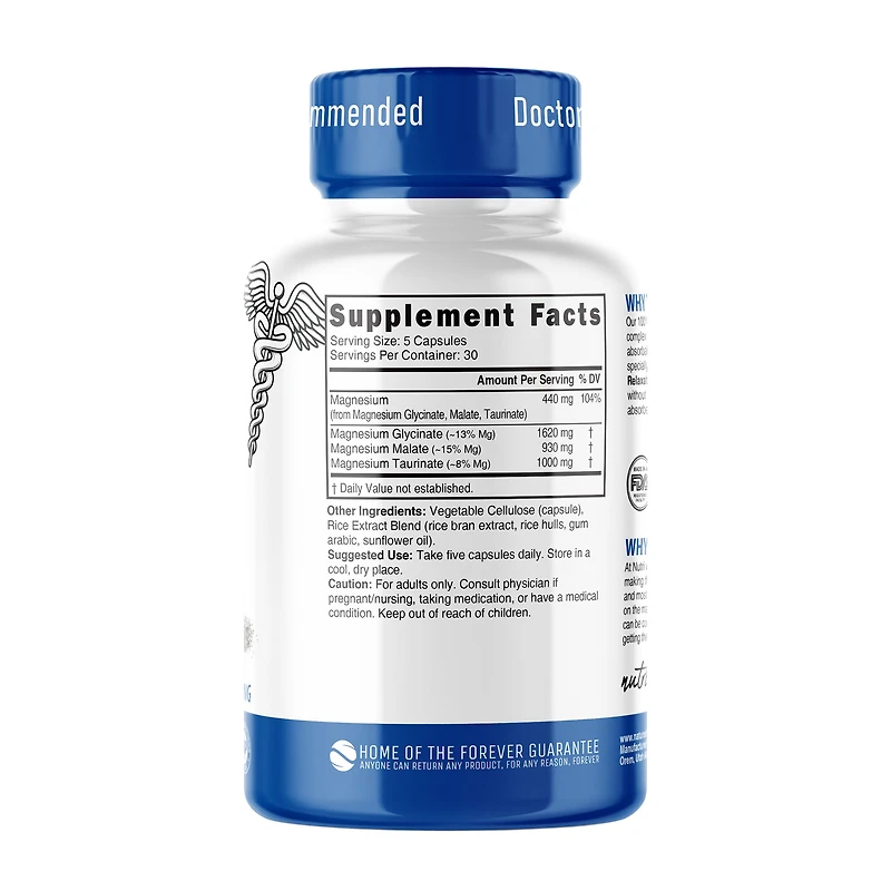 Triple Magnesium Glycinate (30 Servings)