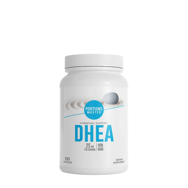 Portions Master Dhea 25Mg Healthy - 100 Capsules (100 Servings)