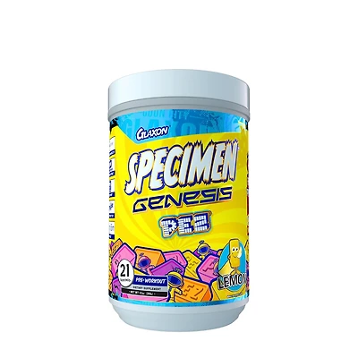 GLAXON Specimen Genesis Pre-Workout + Pez - Lemon 21 Servings