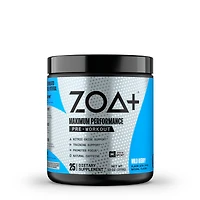ZOA Maximum Performance Pre-Workout - Wild Berry (25 Servings) Zero Sugar