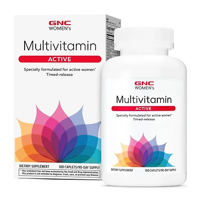 GNC Women's Active Multivitamin Healthy - 180 Caplets (90 Servings)