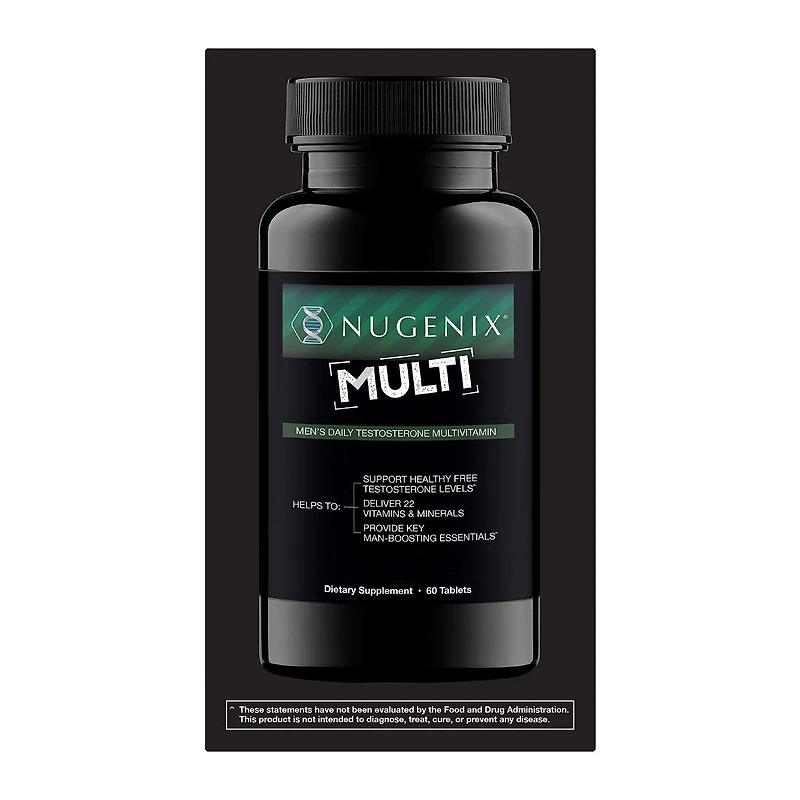 Men's Testosterone Multivitamin - 60 Tablets (30 Servings)