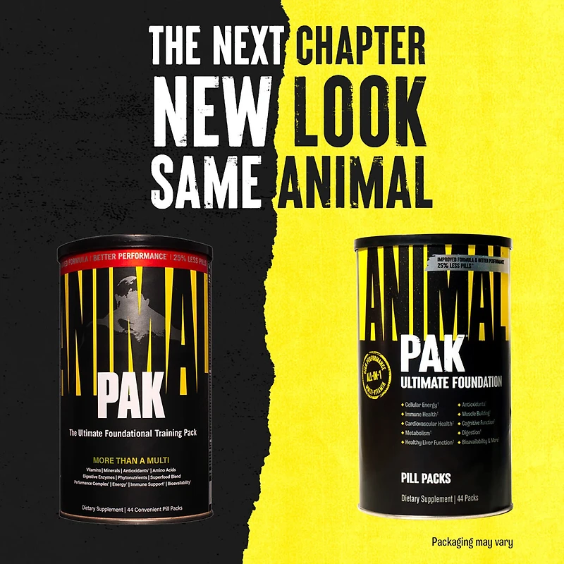 Animal Pak Ultimate Foundation Pill Packs - 44 Packs (22 Servings)