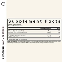 Liposomal NAC+ Platinum - 120 Capsules (60 Servings)