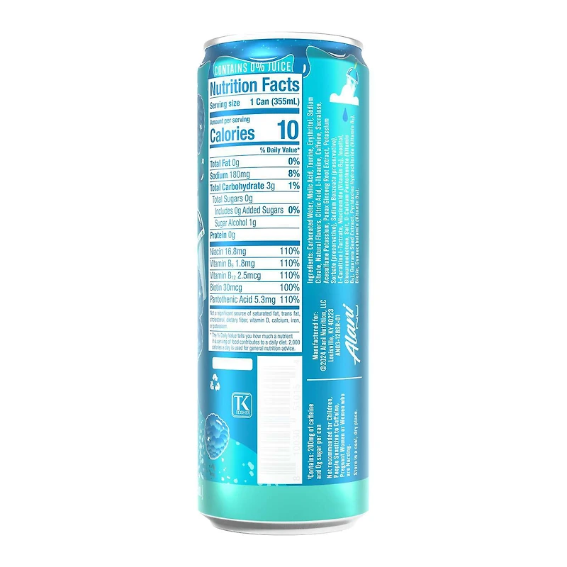 Energy Drink - Blue Slush 12 oz. (12 Cans)
