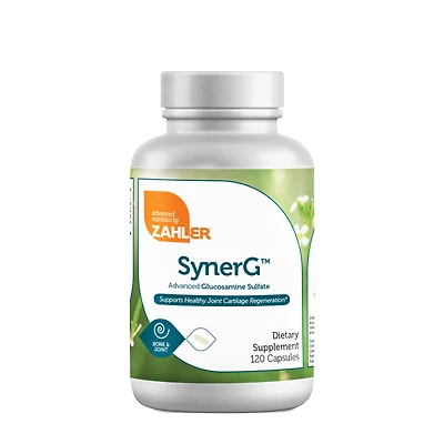 ZAHLER Synerg Advanced Glucosamine Sulfate Healthy - 120 Capsules (30 Servings)