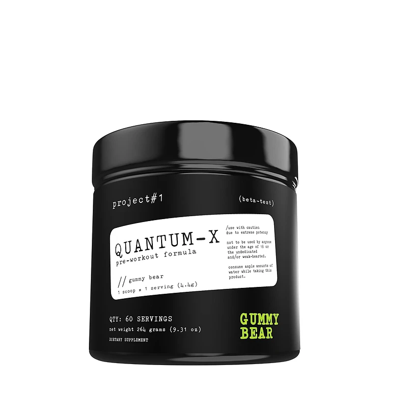 Project 1 Quantum-X Pre-Workout - Gummy Bear (60 Servings)