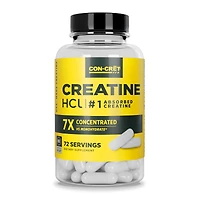 Creatine HCl - 72 Capsules (72 Servings)