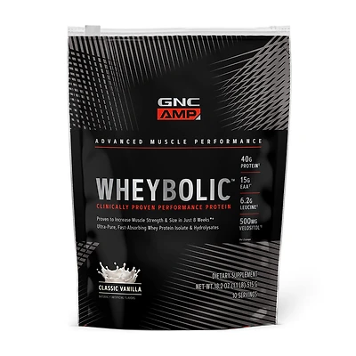 GNC AMP Whey Proteinbolic Healthy - Classic Vanilla (10 Servings)