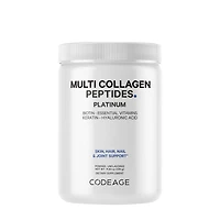 Codeage Multi Collagen Peptides Powder Hydrolyzed + Biotin & Keratin Vitamin C B - 11.50 Oz. (30 Servings)