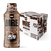 REDCON1 Mre Whole Food Protein Rtd - Milk Chocolate 14 Fl Oz. (12 Bottles) Zero Sugar