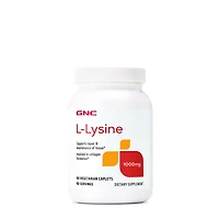 GNC L-Lysine 1000Mg - 90 Vegetarian Tablets (90 Servings)