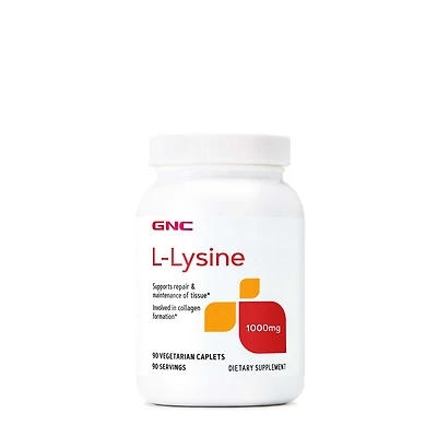 L-Lysine 1000mg - 90 Vegetarian Tablets (90 Servings)