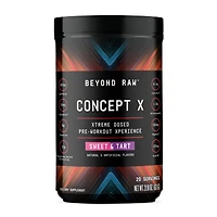 Beyond Raw Concept X Pre-Workout - Sweet & Tart (20 Servings)