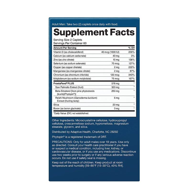 Super Beta Prostate Advanced - 120 Caplets (60 Servings)