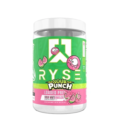 RYSE Loaded Pre - Sour Punch Watermelon (30 Servings)