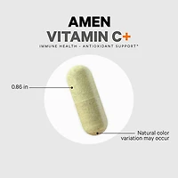 Amen Vitamin C+ Zinc & Citrus Bioflavonoids- 120 Capsules (60 Servings)