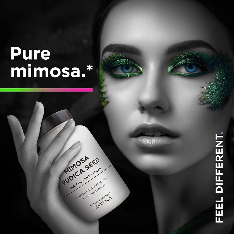Amen Mimosa Pudica Seed 900 mg - Immune and Digestive Support - 120 Vegetable Capsules (60 Servings)
