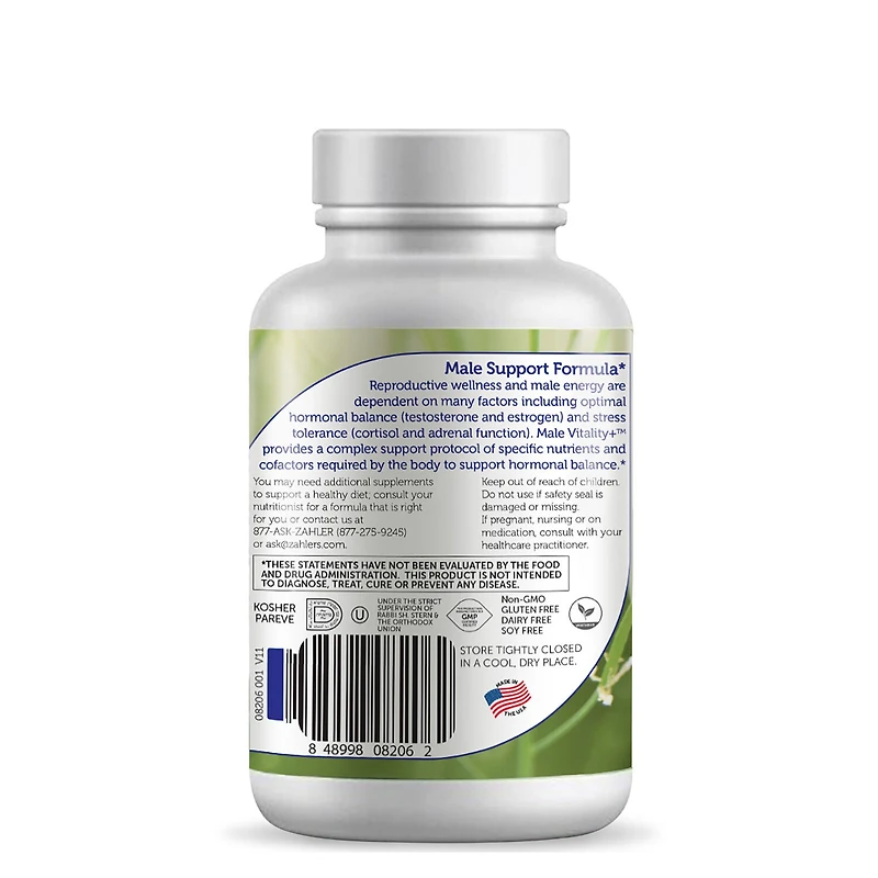 Male Vitality+™ - 120 Tablets (30 Servings)