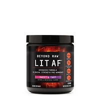 Beyond Raw Lit Af Pre-Workout Gluten-Free - Sweet & Tart (12 Servings)