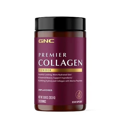 GNC Premier Collagen Powder Vitamin C - Unflavored (28 Servings)