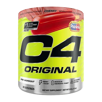 C4 Original Pre-Workout - Hawaiian Punch (30 Servings)