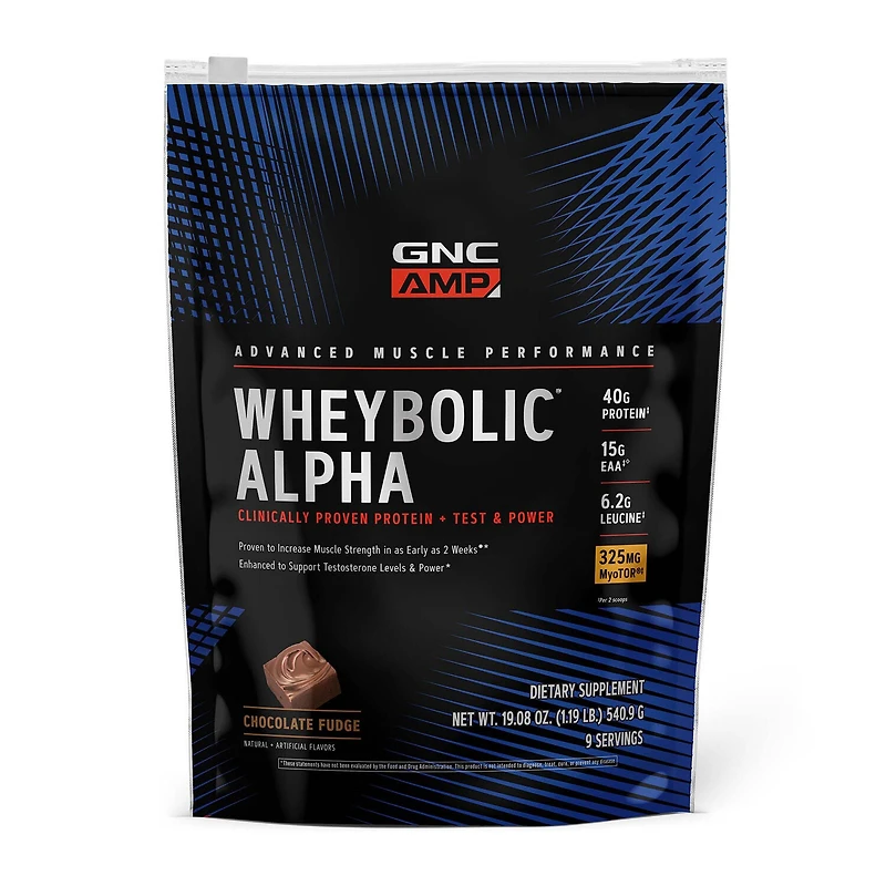 GNC AMP Whey Proteinbolic Alpha with Myotor Healthy