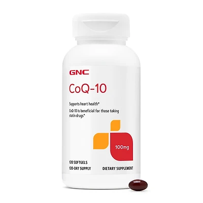 GNC Coq-10 100Mg Healthy - 120 Softgels (120 Servings)