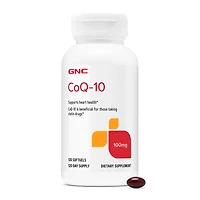 GNC Coq-10 100Mg Healthy - 120 Softgels (120 Servings)