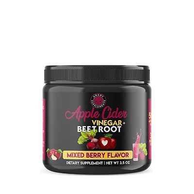 Angry Supplements Apple Cider Vinegar + Beet Root - Mixed Berry 3.5 Oz. (15 Servings)