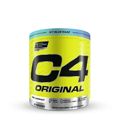 Cellucor C4 Original Pre-Workout - Icy Blue Razz (30 Servings)