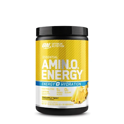 Optimum Nutrition Essential Amin.o. Energy + Electrolytes - Pineapple Twist (30 Servings)