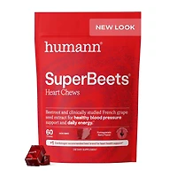 SuperBeets® Heart Chews - Pomegranate Berry - 60 Chews (30 Servings)
