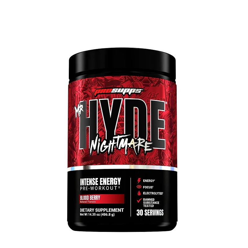 Pro Supps Nightmare Intense Energy Pre-Workout - Blood Berry (30 Servings)