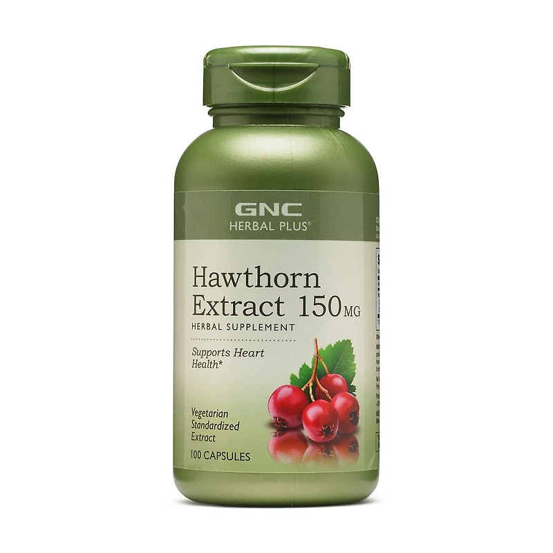 Hawthorn Extract 150mg - 100 Capsules (100 Servings)