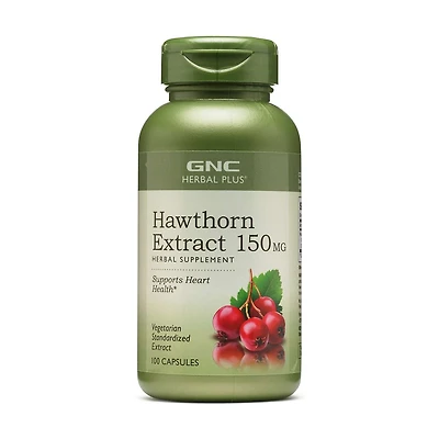 Hawthorn Extract 150mg - 100 Capsules (100 Servings)