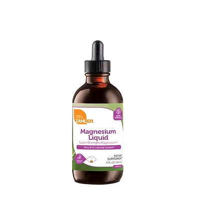 ZAHLER Magnesium Liquid Healthy - Unflavored 4 Fl Oz (30 Servings)