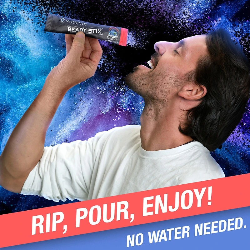 Ready Stix - Sour Blue Raspberry (14 Stick Packs)