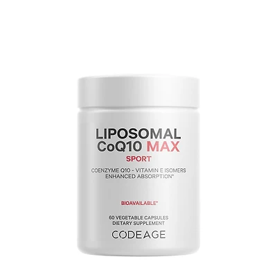 Codeage Liposomal Coq10 Max Vegan - 60 Capsules (60 Servings)