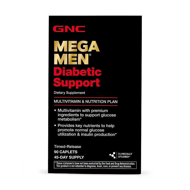 Diabetic Support - 90 Caplets (45 Servings)