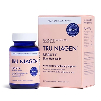 Tru Niagen Beauty - 30 Vegetarian Capsules (30 Servings)