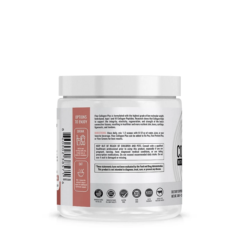 Collagen Plus + Biotin and Hyaluronic Acid - Unflavored - 29 oz. (30 Servings)
