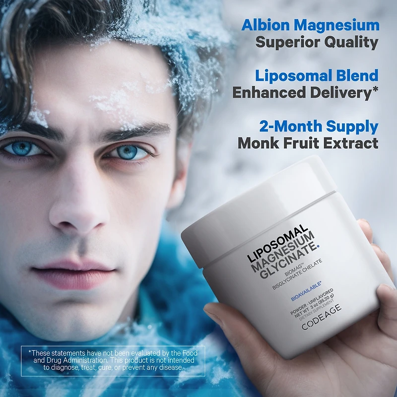 Liposomal Magnesium Glycinate Powder - Unflavored - 3oz. (60 Servings)